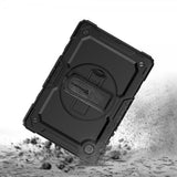 Armor-X Samsung Galaxy Tab A9 Plus Skal Rainproof Rugged Case Hand Strap Kickstand Svart