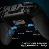 EasySMX Arion 9110 Programmable Keys Wireless Game Controller Svart