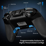 EasySMX Arion 9110 Programmable Keys Wireless Game Controller Svart