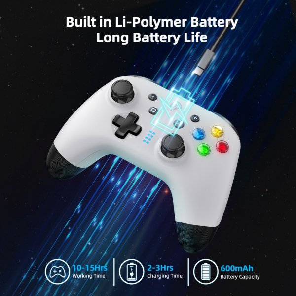 EasySMX Bayard 9124 Switch/Android/PC Programmable Wireless Gamepad Vit