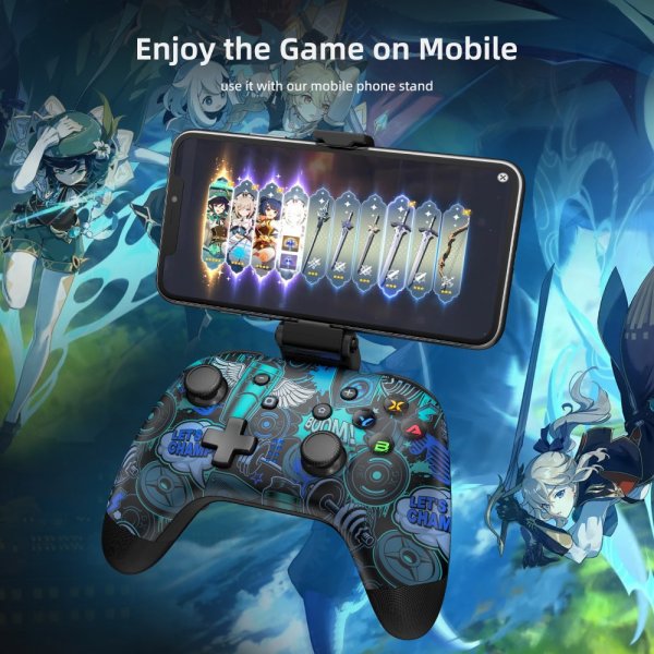EasySMX Bayard 9124 Switch/Android/PC Programmable Wireless Gamepad Graffiti