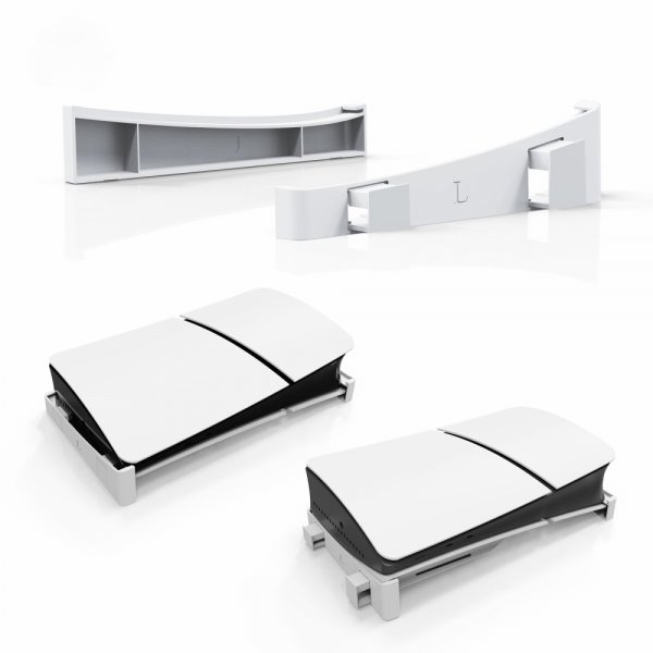 JYS PlayStation 5 Slim (Digital/Disc Edition) Ställ Vit