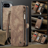 CaseMe Google Pixel 10/Pixel 10 Pro Fodral 008 Series Löstagbart Skal Brun