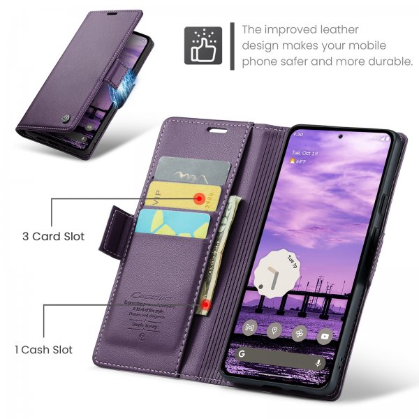 CaseMe Google Pixel 9/9 Pro/Pixel 10/10 Pro Fodral 023 Series Lila