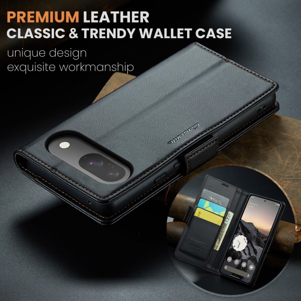 CaseMe Google Pixel 9/9 Pro/Pixel 10/10 Pro Fodral 023 Series Svart