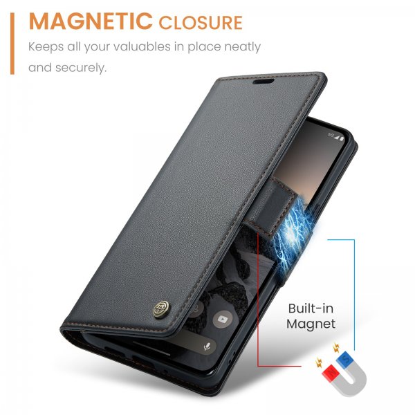 CaseMe Google Pixel 9/9 Pro/Pixel 10/10 Pro Fodral 023 Series Svart