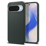 Spigen Google Pixel 10/Pixel 10 Pro Skal Liquid Air MagFit Abyss Green