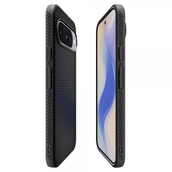 Spigen Google Pixel 10/Pixel 10 Pro Skal Liquid Air MagFit Matte Black