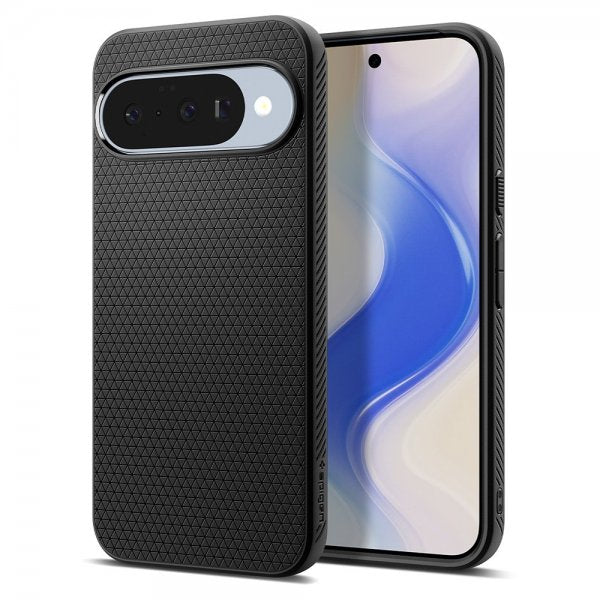 Spigen Google Pixel 10/Pixel 10 Pro Skal Liquid Air Matte Black