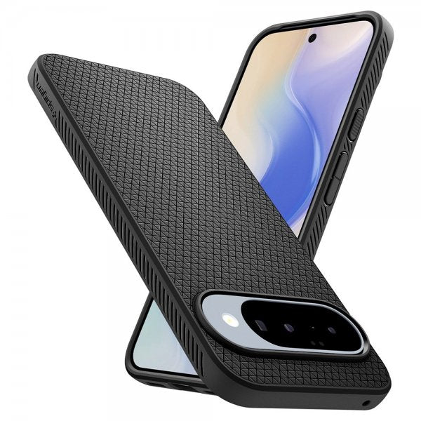 Spigen Google Pixel 10/Pixel 10 Pro Skal Liquid Air Matte Black