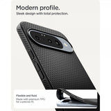 Spigen Google Pixel 10/Pixel 10 Pro Skal Liquid Air Matte Black