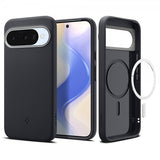 Spigen Google Pixel 10/Pixel 10 Pro Skal Nano Pop MagFit Black Sesame