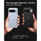Spigen Google Pixel 10/Pixel 10 Pro Skal Rugged Armor MagFit Matte Black