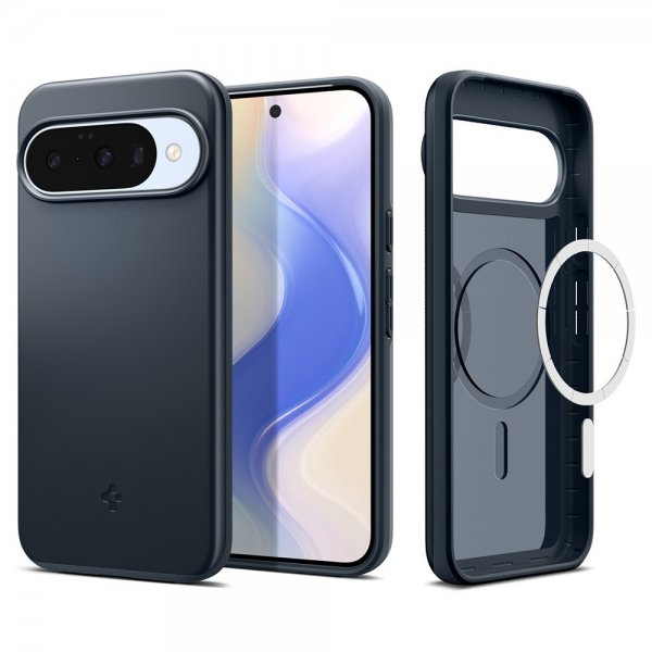 Spigen Google Pixel 10/Pixel 10 Pro Skal Thin Fit MagFit Metal Slate