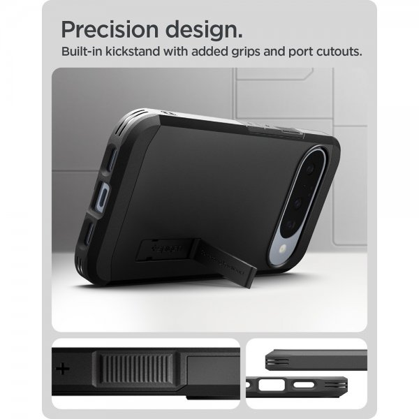 Spigen Google Pixel 10/Pixel 10 Pro Skal Tough Armor MagFit Svart
