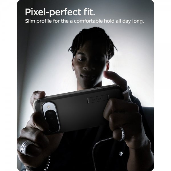 Spigen Google Pixel 10/Pixel 10 Pro Skal Tough Armor MagFit Svart