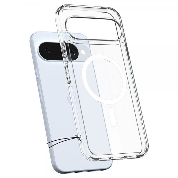Spigen Google Pixel 10/Pixel 10 Pro Skal Ultra Hybrid MagFit Clear White