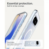 Spigen Google Pixel 10/Pixel 10 Pro Skal Ultra Hybrid MagFit Clear White