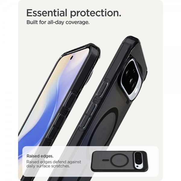 Spigen Google Pixel 10/Pixel 10 Pro Skal Ultra Hybrid MagFit Frost Black