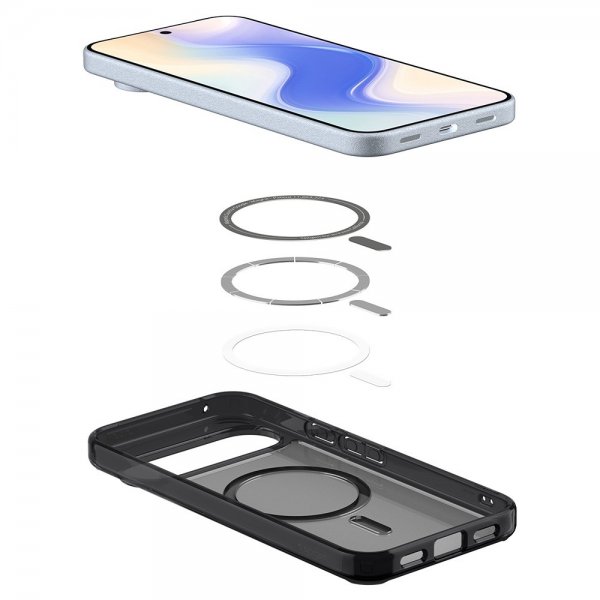 Spigen Google Pixel 10/Pixel 10 Pro Skal Ultra Hybrid MagFit Frost Black