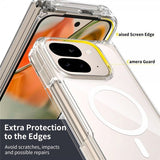 Nordic Covers Google Pixel 10 Pro Fold Skal Feather Series MagSafe Transparent