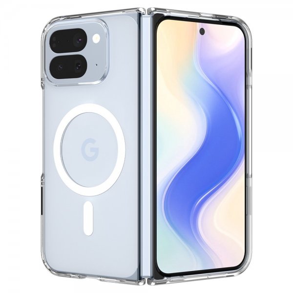 Spigen Google Pixel 10 Pro Fold Skal Ultra Hybrid MagFit Clear White