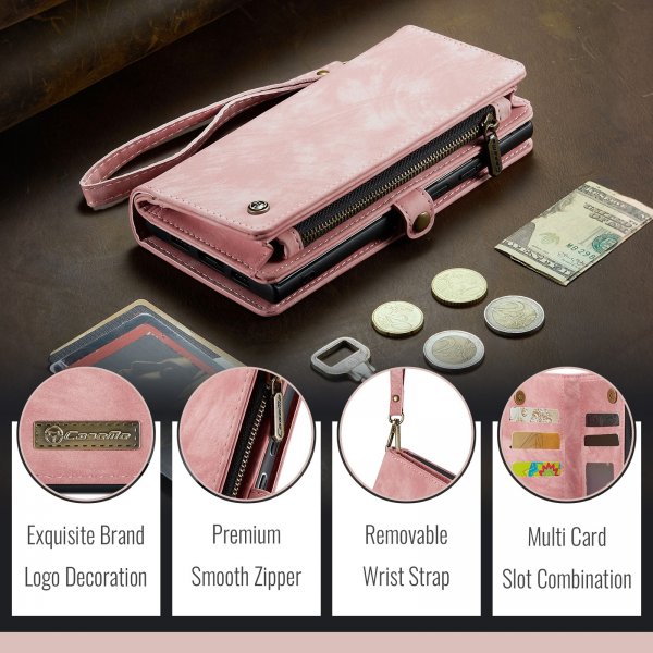 CaseMe Google Pixel 10 Pro XL Fodral 008 Series Löstagbart Skal Rosa