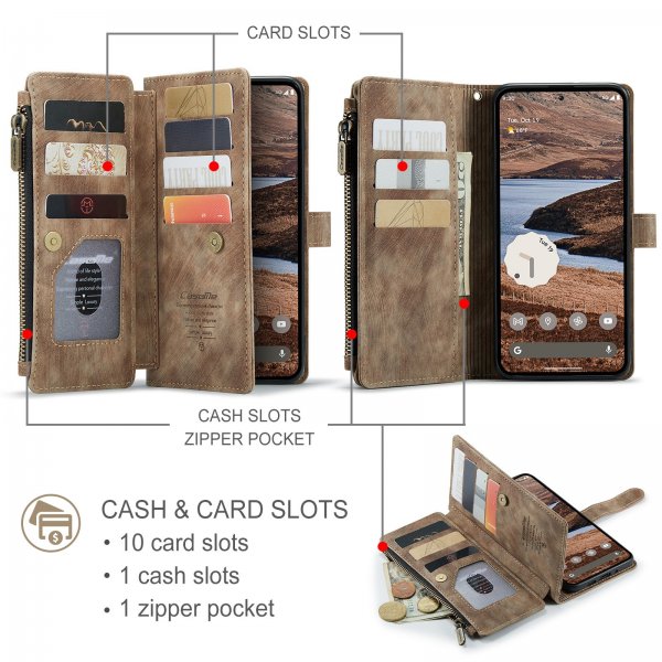 CaseMe Google Pixel 10 Pro XL Fodral C30 Series Brun