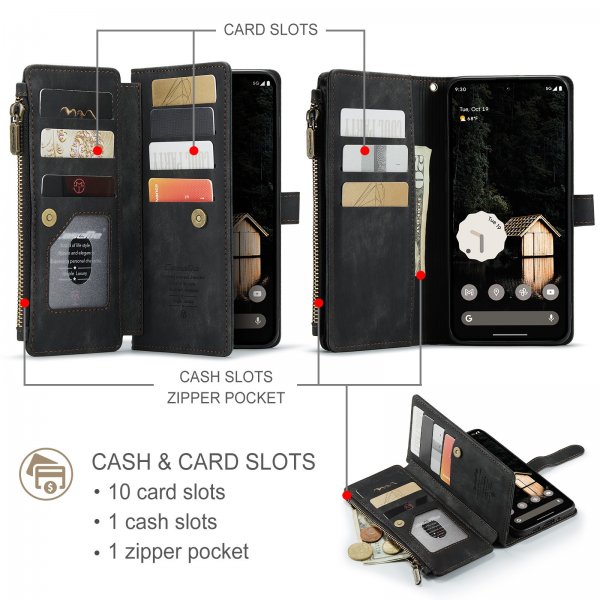 CaseMe Google Pixel 10 Pro XL Fodral C30 Series Svart