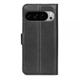 Google Pixel 10 Pro XL Fodral Litchi Svart