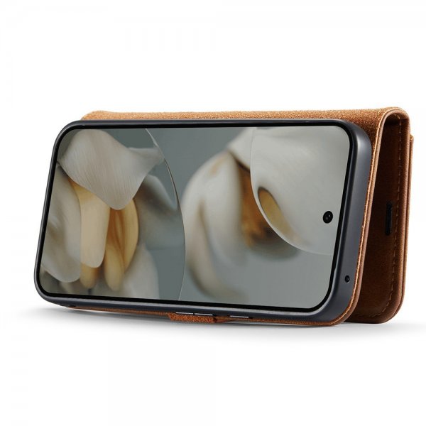 Dg.Ming Google Pixel 10 Pro XL Fodral med Löstagbart Skal Brun