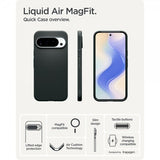 Spigen Google Pixel 10 Pro XL Skal Liquid Air MagFit Abyss Green