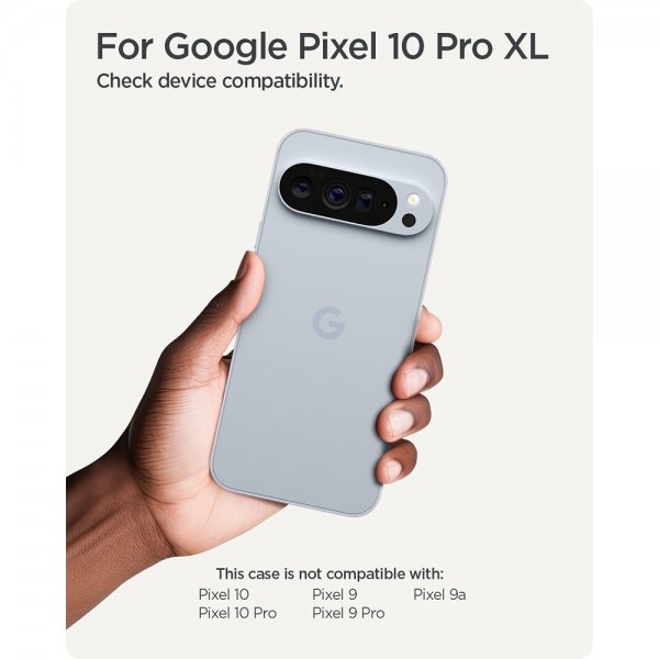 Spigen Google Pixel 10 Pro XL Skal Liquid Air MagFit Marble Gray