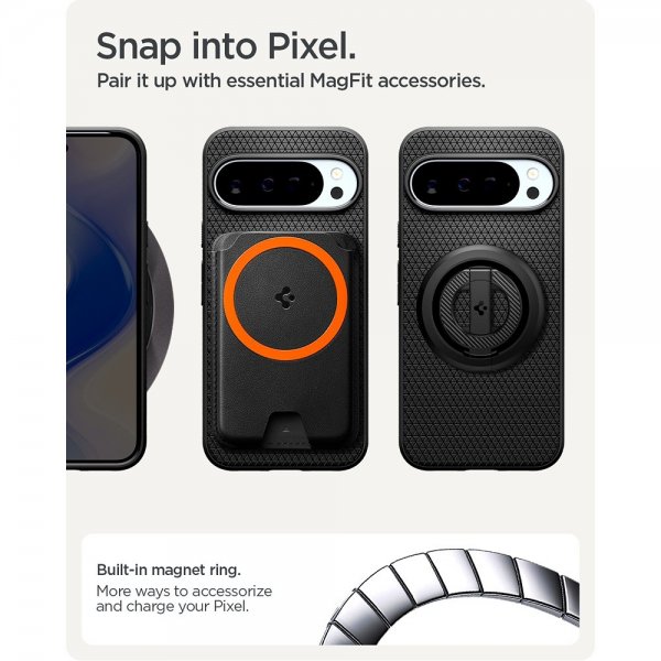 Spigen Google Pixel 10 Pro XL Skal Liquid Air MagFit Matte Black