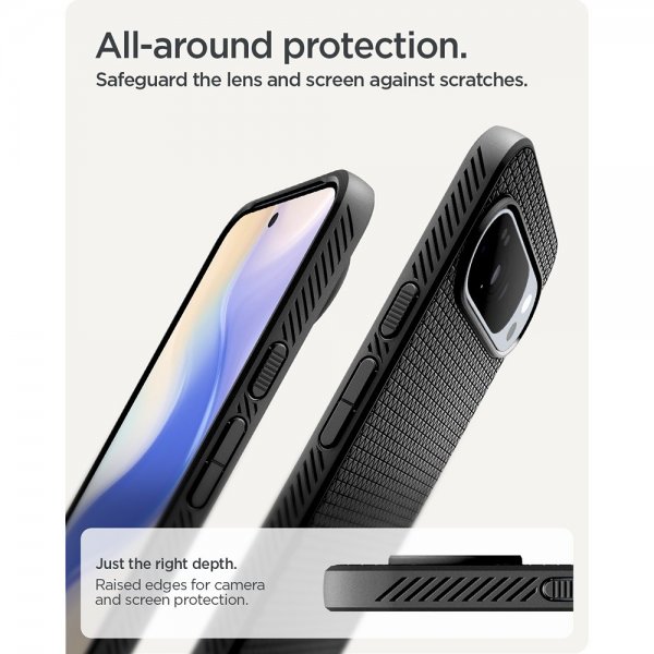 Spigen Google Pixel 10 Pro XL Skal Liquid Air Matte Black
