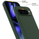 Google Pixel 10 Pro XL Skal med Strap Silikon MagSafe Mörkgrön