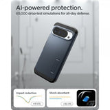 Spigen Google Pixel 10 Pro XL Skal Tough Armor MagFit Metal Slate