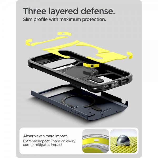 Spigen Google Pixel 10 Pro XL Skal Tough Armor MagFit Metal Slate
