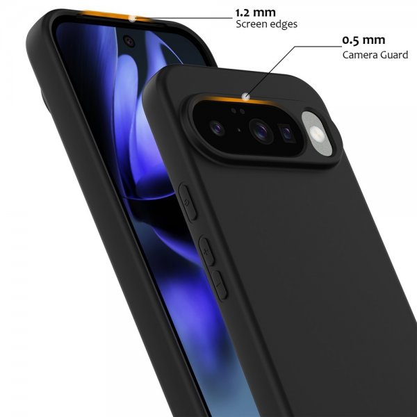Google Pixel 10/Pixel 10 Pro Skal med Strap Silikon MagSafe Svart