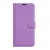 Google Pixel 6 Pro Fodral Litchi Lila