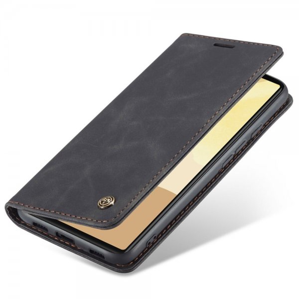 CaseMe Google Pixel 6 Pro Fodral Retro Flip Svart