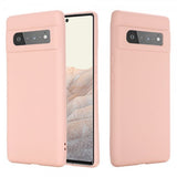 Google Pixel 6 Pro Skal med Strap Silikon Rosa