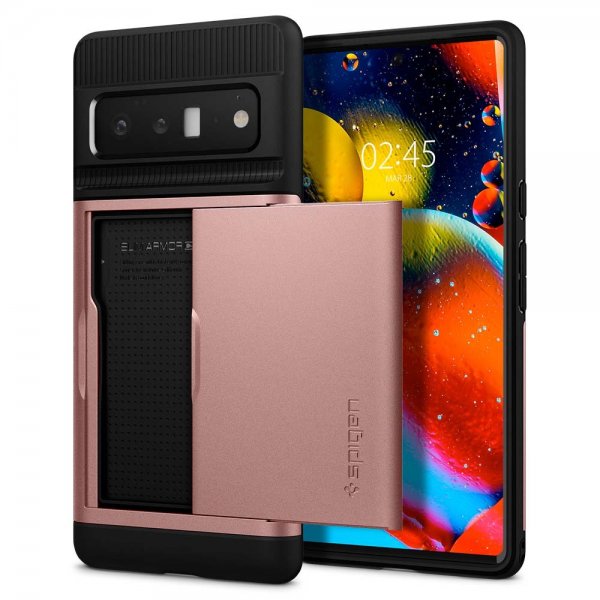 Spigen Google Pixel 6 Pro Skal Slim Armor CS Rose Gold