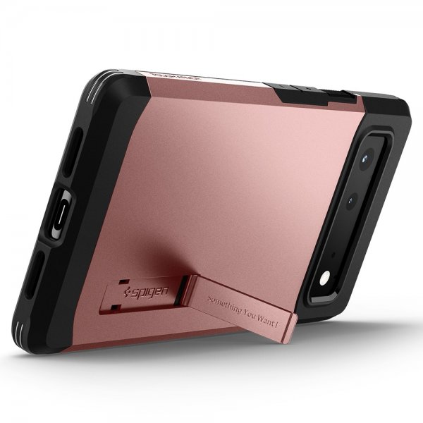 Spigen Google Pixel 6 Skal Tough Armor Rose Gold