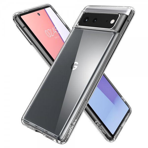 Spigen Google Pixel 6 Skal Ultra Hybrid Crystal Clear