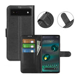 Google Pixel 6a Fodral med Stativ Svart