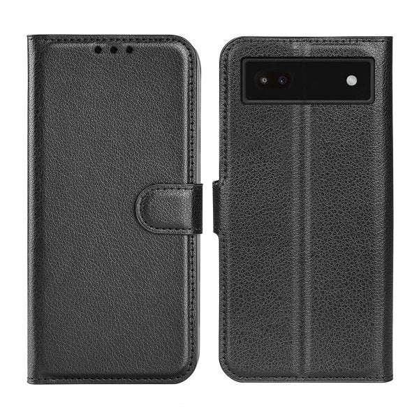 Google Pixel 6a Fodral med Stativ Svart
