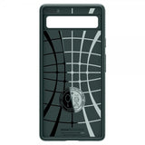 Spigen Google Pixel 6a Skal Liquid Air Midnight Green