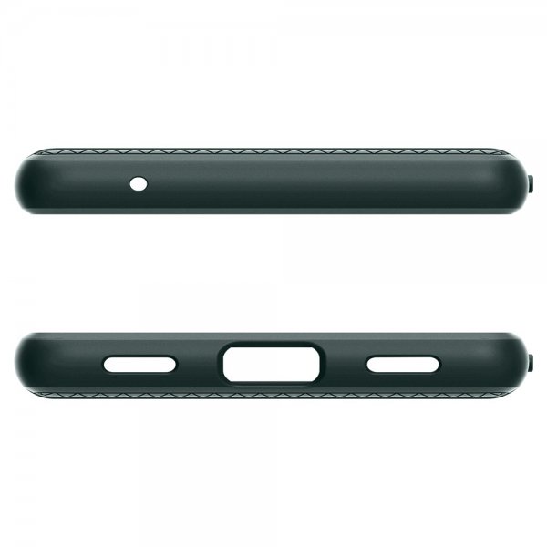 Spigen Google Pixel 6a Skal Liquid Air Midnight Green
