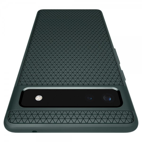 Spigen Google Pixel 6a Skal Liquid Air Midnight Green